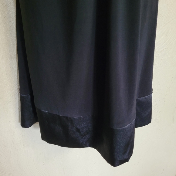 Bisou Bisou Black Satin Formal Dress Size Women's 12 NEW with Tags - Picture 5 of 13